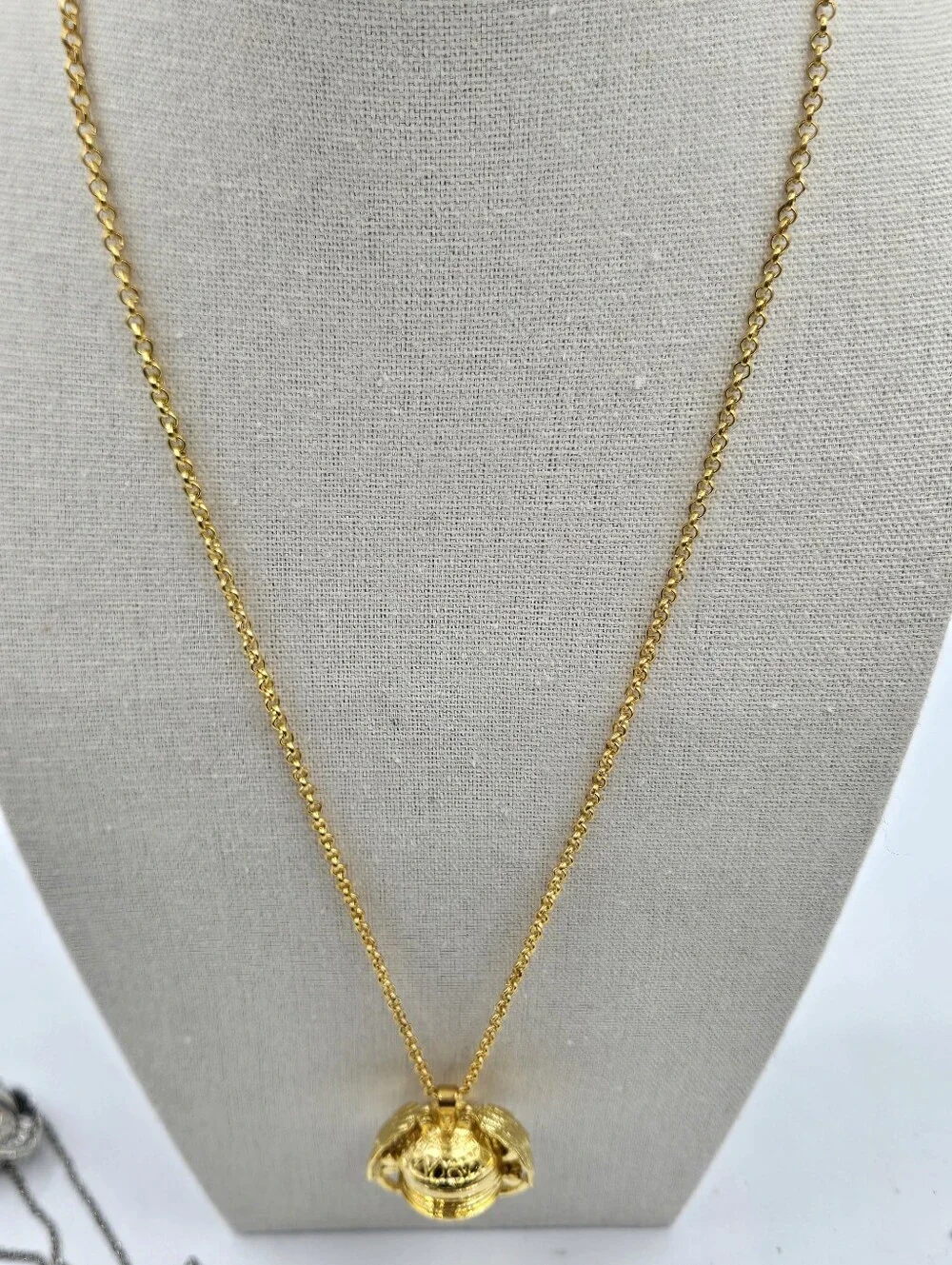 LOT of Multi-Layer Photo Ball Locket Necklace Gold & Silver 7 Total NWOT